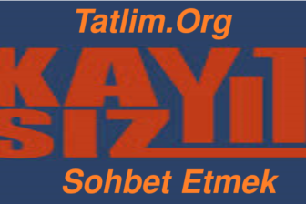 Kayıtsız Sohbet Etmek