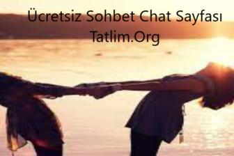 Ücretsiz Sohbet Chat Sayfası